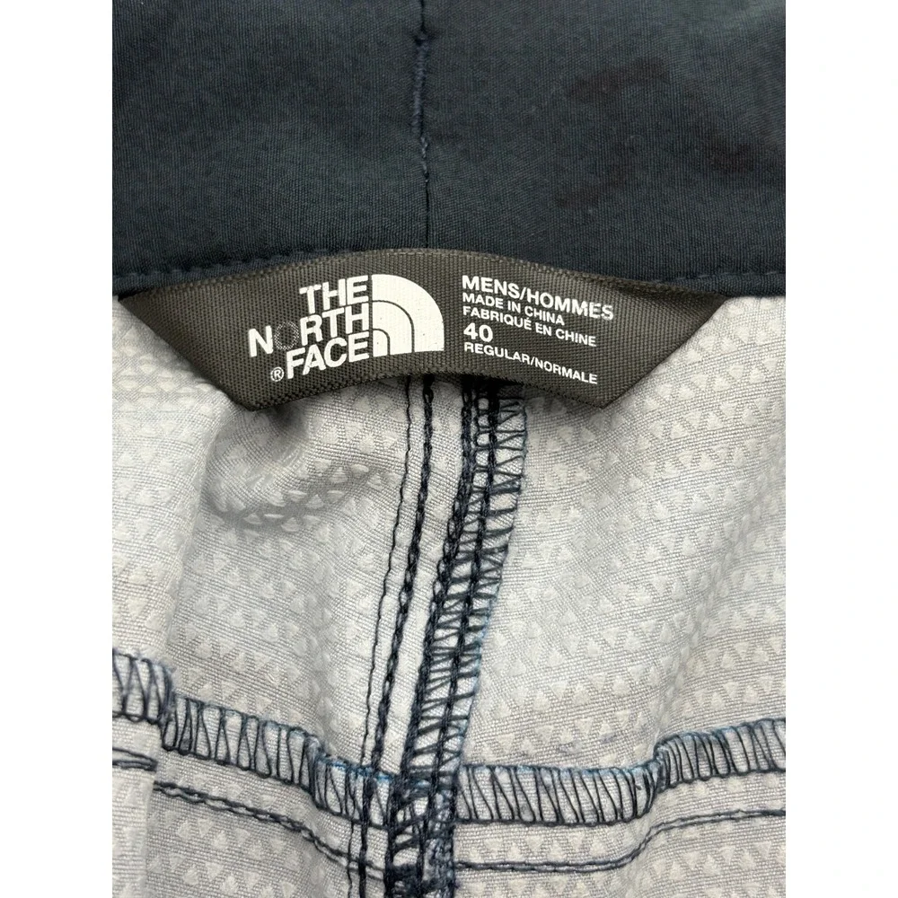 The North Face Class V Hybrid Board Shorts Mens 40 Blue Striped Swim Trunks